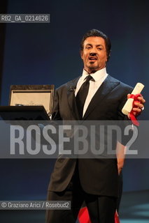 Italy, Venice - September 12th, 2009.66th VENICE INTERNATIONAL FILM FESTIVAL - CLOSING CEREMONY - JAEGER-LECOULTRE GLORY TO THE FILMMAKER AWARD TO SYLVESTER STALLONE..