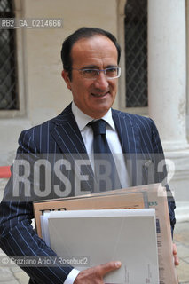 VENEZIA 5/09/09 - PREMIO CAMPIELLO 2009 THE PRESIDENT OF CAMPIELLO PRIZE AND PRESIDENT OF INDUSTRIAL COMITEE OF VENETO (CONFINDUSTRIA) ANDREA TOMAT  ©Graziano Arici/Rosebud2 INDUSTRIALE LETTERATURA