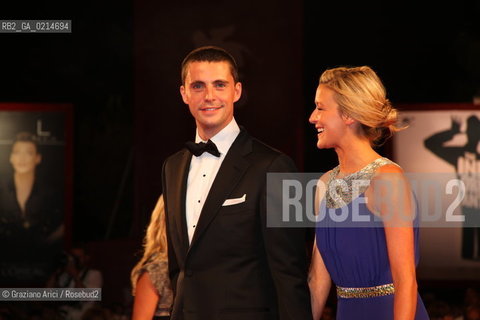 Italy, Venice - September 11th, 2009.66th VENICE INTERNATIONAL FILM FESTIVAL - RED CARPET FILM: A SINGLE MAN. THE ACTOR MATTHEW GOODE WITH HIS GIRLFRIEND SOPHIE DYMOKE ©Graziano Arici/Rosebud2