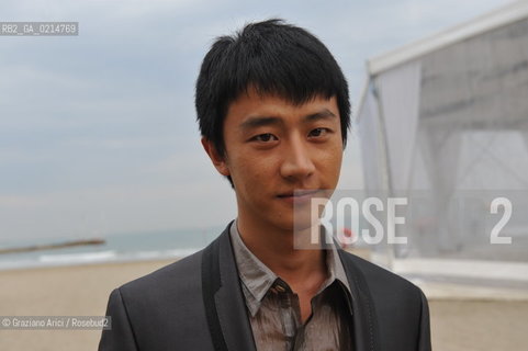 Italy, Venice - September 12th, 2009.66th VENICE INTERNATIONAL FILM FESTIVAL - FILM: CHENGDU, WO AI NI (CHENGDU, I LOVE YOU). THE ACTOR HUANG XUAN ©Graziano Arici/Rosebud2