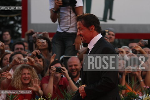 Italy, Venice - September 12th, 2009.66th VENICE INTERNATIONAL FILM FESTIVAL - CLOSING CEREMONY - RED CARPET OFFICIAL AWARDS - THE ACTOR SYLVESTER STALLONE