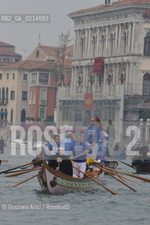 VENICE, NOVEMBER, 14TH 2009 - THE SYMBOLIC FUNERAL OF VENICE IN THE GRAND CANAL BY THE GROUP WWW.VENESSIA.COM. THE NUMBER OF VENITIAN CITIZENS NOW IS THE LOWEST IN HIS HISTORY, MINUS OF 60.000 ©Graziano Arici/Rosebud2/BLACKARCHIVES