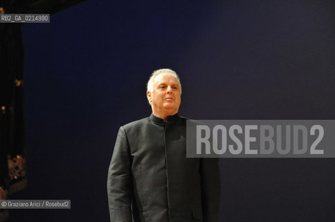 Venice - december, 12th 2009 - The conductor and pianist Daniel Barenboim in concert in the Gran Teaatro La Fenice of Venice and where receives the Prize A life in the Music ©Graziano Arici/Rosebud2