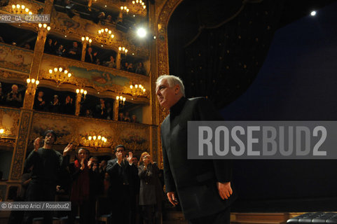 Venice - december, 12th 2009 - The conductor and pianist Daniel Barenboim in concert in the Gran Teaatro La Fenice of Venice and where receives the Prize A life in the Music ©Graziano Arici/Rosebud2