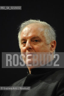 Venice - december, 12th 2009 - The conductor and pianist Daniel Barenboim in concert in the Gran Teaatro La Fenice of Venice and where receives the Prize A life in the Music ©Graziano Arici/Rosebud2