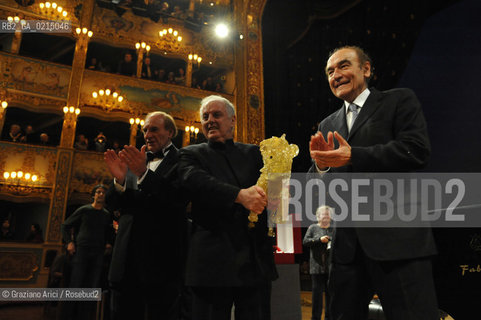 Venice - december, 12th 2009 - The conductor and pianist Daniel Barenboim in concert in the Gran Teaatro La Fenice of Venice and where receives the Prize A life in the Music ©Graziano Arici/Rosebud2