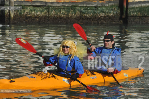 Venice7 februry 2010 - Carnival in St.Marks Square in Venice ©Graziano Arici/Rosebud2 carnevale maschera