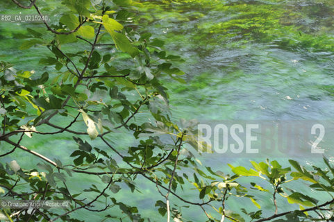 Vaucluse (France - Provence - Provenza) 8/09 - Fontaine de Vaucluse - spring Petrarca Laura ©Graziano Arici/Rosebud2 geo sorgente acqua verde