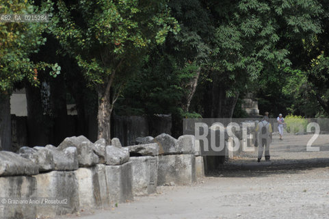 Arles (France - Provence - Provenza) 8/09 - Les Alyscamps ©Graziano Arici/Rosebud2 geo castello