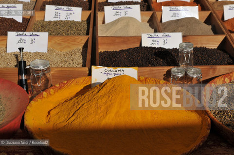 Arles (France - Provence - Provenza) 8/09 - market  spices ©Graziano Arici/Rosebud2 geo spezie gastronomia