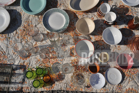 Montpellier (France - Languedoc - Linguadoca) 8/09 - flea market ©Graziano Arici/Rosebud2 geo mercato delle pulci