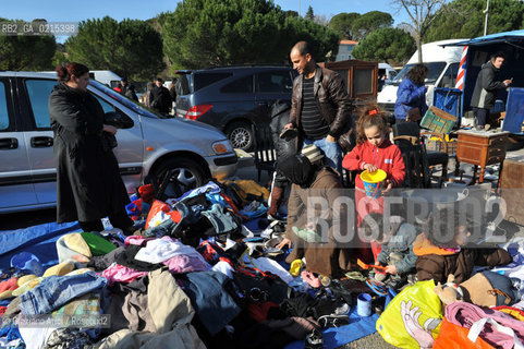 Montpellier (France - Languedoc - Linguadoca) 8/09 - flea market ©Graziano Arici/Rosebud2 geo mercato delle pulci
