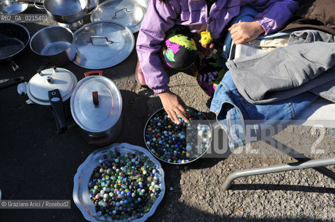 Montpellier (France - Languedoc - Linguadoca) 8/09 - flea market ©Graziano Arici/Rosebud2 geo mercato delle pulci