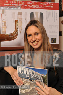 Sottomarina (Venezia) The young yacht designer Laura Meo Boscolo ©Graziano Arici/Rosebud2 barca