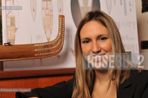 Sottomarina (Venezia) The young yacht designer Laura Meo Boscolo ©Graziano Arici/Rosebud2 barca