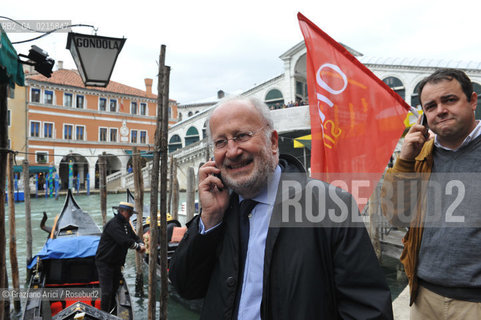 Venice 30/3/10 - Local council elections for the Mayor of Venice : The new elected Mayor Giorgio Orsoni sindaco politica ©Graziano Arici/Rosebud2