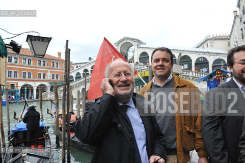 Venice 30/3/10 - Local council elections for the Mayor of Venice : The new elected Mayor Giorgio Orsoni sindaco politica ©Graziano Arici/Rosebud2