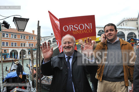 Venice 30/3/10 - Local council elections for the Mayor of Venice : The new elected Mayor Giorgio Orsoni sindaco politica ©Graziano Arici/Rosebud2