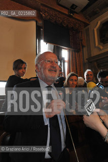 Venice 30/3/10 - Local council elections for the Mayor of Venice : The new elected Mayor Giorgio Orsoni sindaco politica ©Graziano Arici/Rosebud2