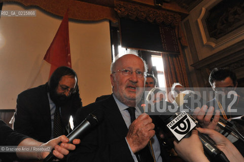 Venice 30/3/10 - Local council elections for the Mayor of Venice : The new elected Mayor Giorgio Orsoni sindaco politica ©Graziano Arici/Rosebud2