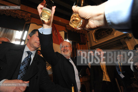 Venice 30/3/10 - Local council elections for the Mayor of Venice : The new elected Mayor Giorgio Orsoni sindaco politica ©Graziano Arici/Rosebud2