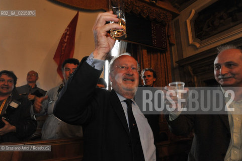 Venice 30/3/10 - Local council elections for the Mayor of Venice : The new elected Mayor Giorgio Orsoni sindaco politica ©Graziano Arici/Rosebud2