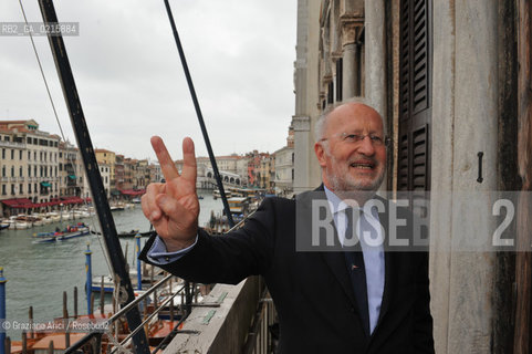 Venice 30/3/10 - Local council elections for the Mayor of Venice : The new elected Mayor Giorgio Orsoni sindaco politica ©Graziano Arici/Rosebud2