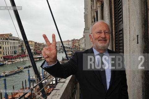 Venice 30/3/10 - Local council elections for the Mayor of Venice : The new elected Mayor Giorgio Orsoni sindaco politica ©Graziano Arici/Rosebud2