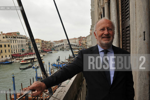 Venice 30/3/10 - Local council elections for the Mayor of Venice : The new elected Mayor Giorgio Orsoni sindaco politica ©Graziano Arici/Rosebud2
