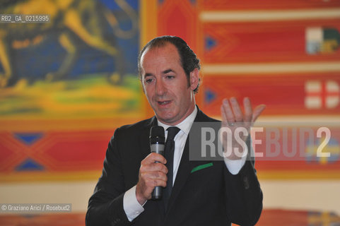 Venice 17/5/10 - the Veneto Governor Luca Zaia  politica Lega  ©Graziano Arici/Rosebud2
