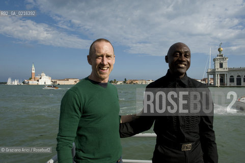 VENICE 4/6/10 - The dancer and choreograph William Forsythe Golden Lion for Lifetime Achievement with the dancer and Director of Biennale Danza Ismael Ivo danza balletto Leone dOro alla Carriera ©Graziano Arici/Rosebud2