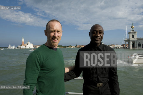 VENICE 4/6/10 - The dancer and choreograph William Forsythe Golden Lion for Lifetime Achievement with the dancer and Director of Biennale Danza Ismael Ivo danza balletto Leone dOro alla Carriera ©Graziano Arici/Rosebud2