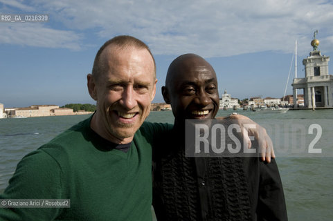 VENICE 4/6/10 - The dancer and choreograph William Forsythe Golden Lion for Lifetime Achievement with the dancer and Director of Biennale Danza Ismael Ivo danza balletto Leone dOro alla Carriera ©Graziano Arici/Rosebud2