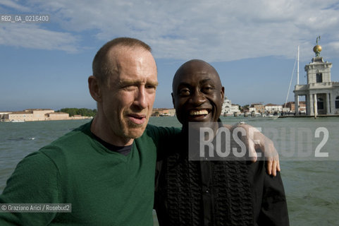 VENICE 4/6/10 - The dancer and choreograph William Forsythe Golden Lion for Lifetime Achievement with the dancer and Director of Biennale Danza Ismael Ivo danza balletto Leone dOro alla Carriera ©Graziano Arici/Rosebud2