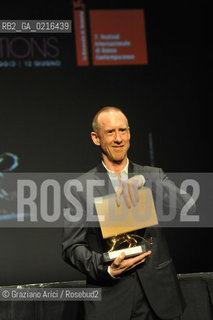 VENICE 4/6/10 - Biennale Danza 2010 : The Golden Lion 2010 for Lifetime Achievement in Dance to the dancer and choreographer William Forsythe danza balletto Leone dOro alla Carriera ©Graziano Arici/Rosebud2