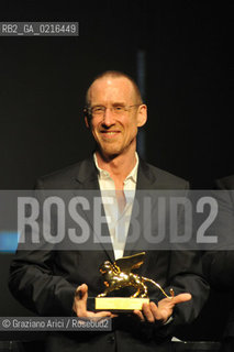VENICE 4/6/10 - Biennale Danza 2010 : The Golden Lion 2010 for Lifetime Achievement in Dance to the dancer and choreographer William Forsythe danza balletto Leone dOro alla Carriera ©Graziano Arici/Rosebud2