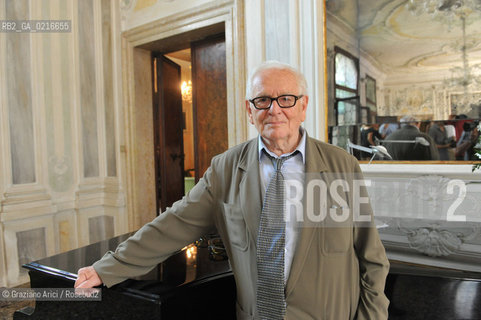 Venice 2/7/10 - the fashion designer Pierre Cardin open his Palace in Venice to present his Musical Casanova in World Premiere in Venice. His Palace, Cà Bragadin, was the House of Giacomo Casanova stilista moda ©Graziano Arici/Rosebud2