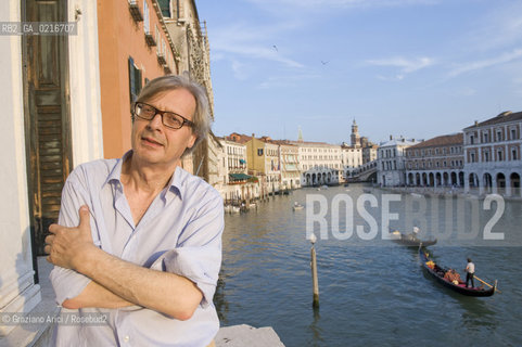 Venice 29/6/10 - The new Curator of the Venetian Museums Vittorio Sgarbi at the Grand Canal ©Graziano Arici/Rosebud2