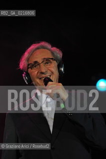 Venice 16/7/10 - The singer and composer Charles Aznavour in Concert with Franco Battiato in S.Mark Square musica cantante ©Graziano Arici/Rosebud2