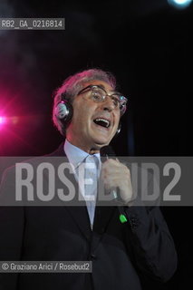 Venice 16/7/10 - The singer and composer Charles Aznavour in Concert with Franco Battiato in S.Mark Square musica cantante ©Graziano Arici/Rosebud2