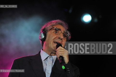 Venice 16/7/10 - The singer and composer Charles Aznavour in Concert with Franco Battiato in S.Mark Square musica cantante ©Graziano Arici/Rosebud2