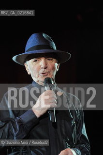 Venice 16/7/10 - The singer and composer Charles Aznavour with the singer and actor Massimo Ranieri in Concert in S.Mark Square musica cantante ©Graziano Arici/Rosebud2