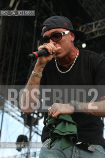 04/07/10 Mestre Parco S.Giuliano (Venice) - Heineken Jammin Festival : the rock band Gue Pequeno & Jake La Furia musica rock ©Graziano Arici/Rosebud2