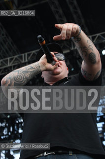 04/07/10 Mestre Parco S.Giuliano (Venice) - Heineken Jammin Festival : the rock band Gue Pequeno & Jake La Furia musica rock ©Graziano Arici/Rosebud2