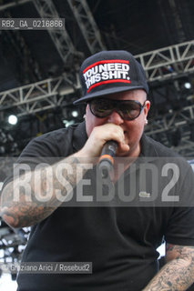 04/07/10 Mestre Parco S.Giuliano (Venice) - Heineken Jammin Festival : the rock band Gue Pequeno & Jake La Furia musica rock ©Graziano Arici/Rosebud2