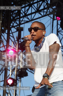 04/07/10 Mestre Parco S.Giuliano (Venice) - Heineken Jammin Festival : The rock band  N.E.R.D. : Pharrell Williams musica rock ©Graziano Arici/Rosebud2