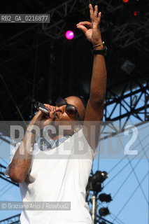 04/07/10 Mestre Parco S.Giuliano (Venice) - Heineken Jammin Festival : The rock band  N.E.R.D. : Pharrell Williams musica rock ©Graziano Arici/Rosebud2