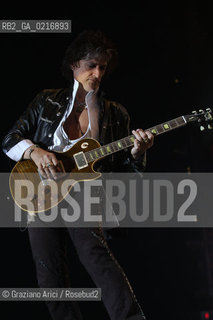 03/07/10 Mestre Parco S.Giuliano (Venice) - Heineken Jammin Festival : The rock group The Aerosmith : Joe Perry musica rock ©Graziano Arici/Rosebud2