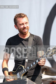 03/07/10 Mestre Parco S.Giuliano (Venice) - Heineken Jammin Festival : the rock band Rise Against : Tim McLLrath musica rock ©Graziano Arici/Rosebud2