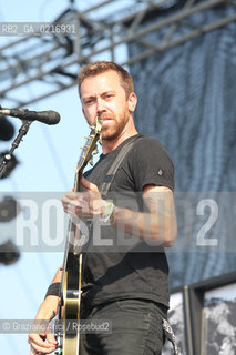 03/07/10 Mestre Parco S.Giuliano (Venice) - Heineken Jammin Festival : the rock band Rise Against : Tim McLLrath musica rock ©Graziano Arici/Rosebud2